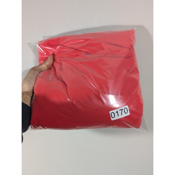 NWT Miss Avenue Pants Women Plus 1X Tomato Red High Waist Belted Wide Leg Flowy - Picture 7 of 7